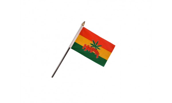 Marijuana Hand Flags